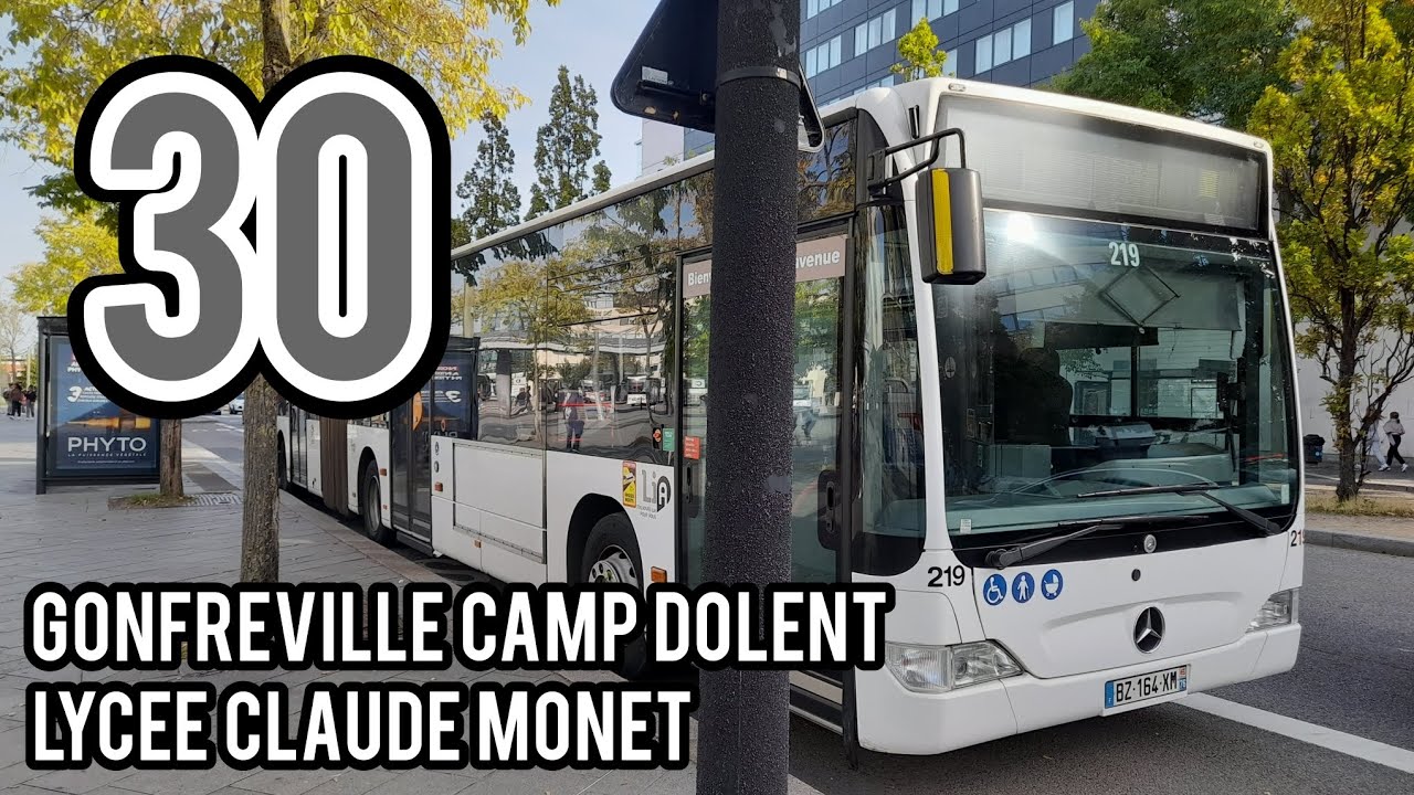 [Ligne 30] Gonfreville Camp Dolent - Lycée Claude Monet (Nuit)