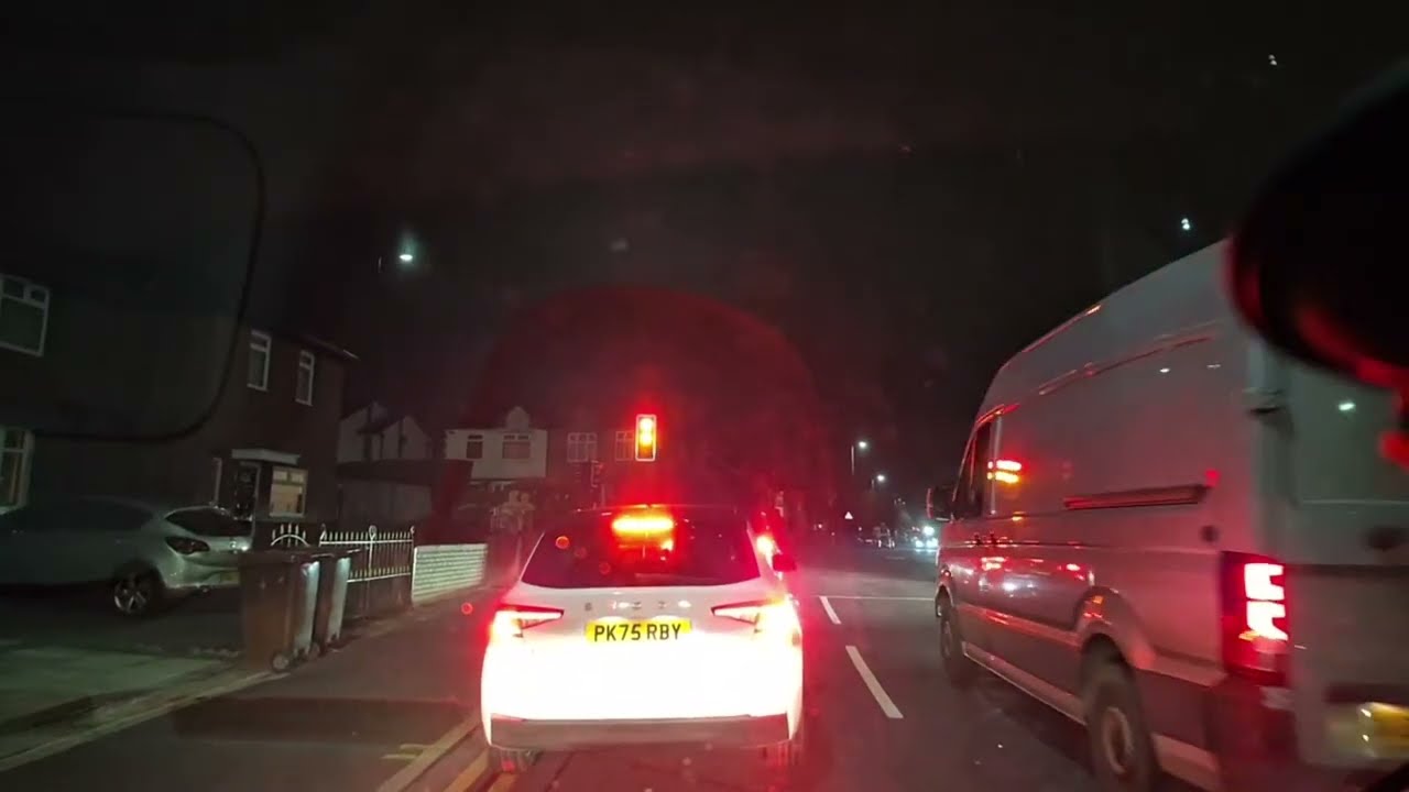 Live UK Dashcam Roadtrip Wigan To Ashton-under-Lyne Sainsbury's at night 🌙