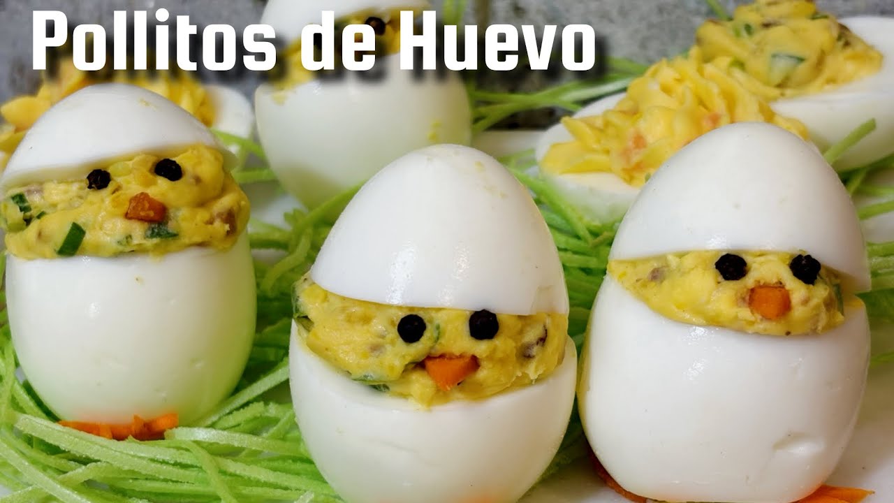 Pollitos de Huevo Relleno para Pascua 🐣 | Idea Fácil y Creativa