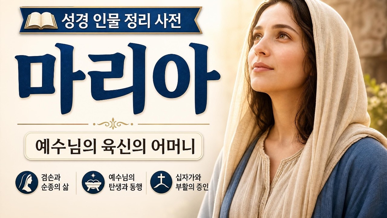 마리아 (성경인물 정리)- 예수님의 육신의 어머니