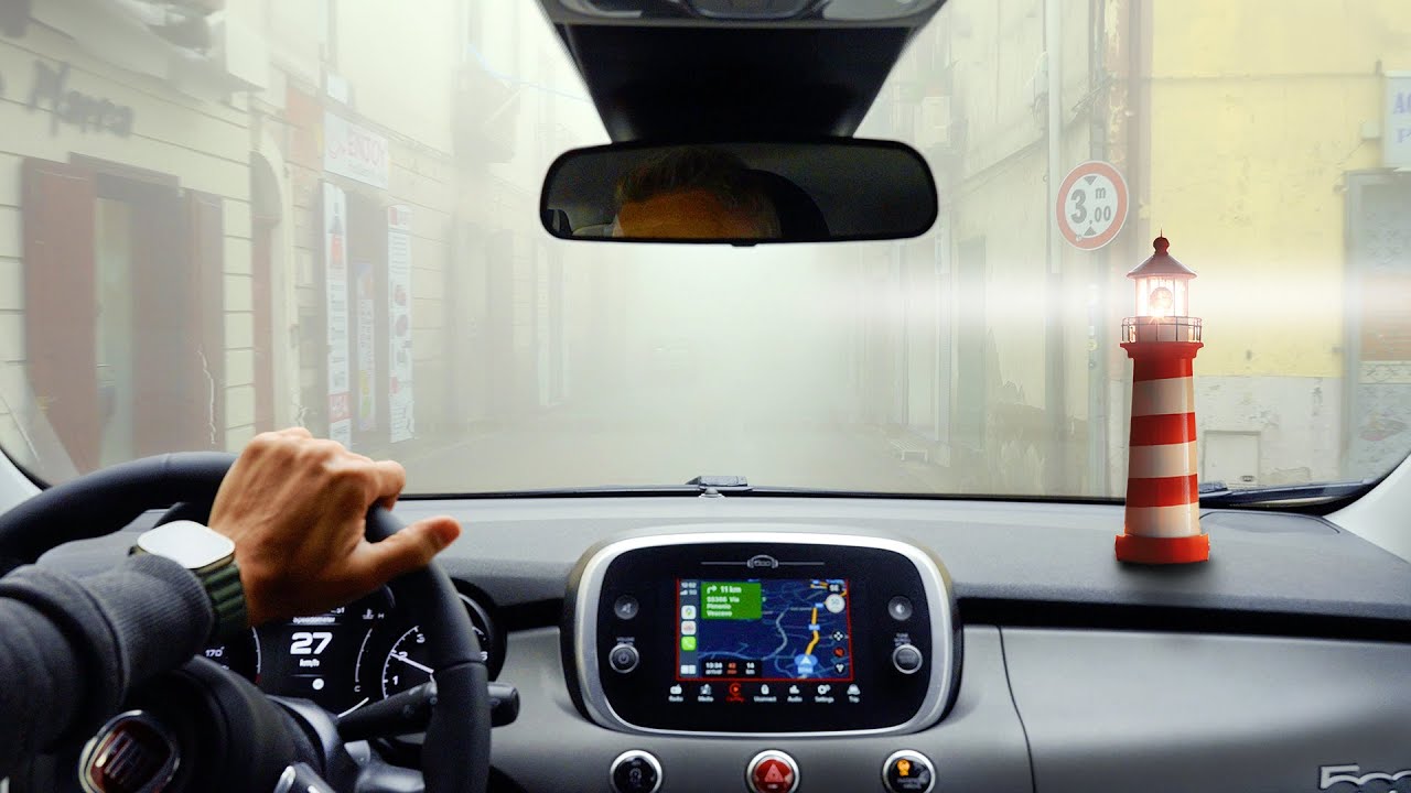 Dangeruos Road to the Amalfi Coast | Driving in Strong Fog 4K50 Italy HDR | Driving Ambience