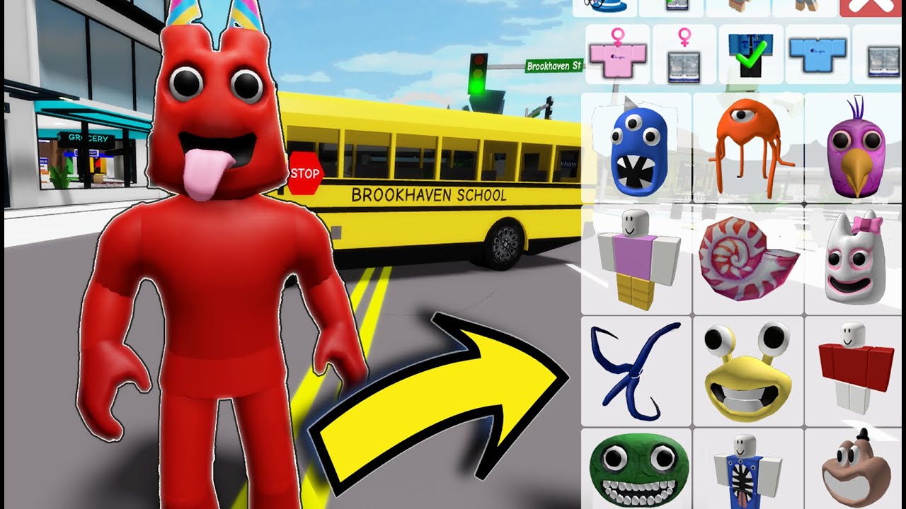 КАК ПРЕВРАТИТЬСЯ В Сад Монстров БанБан в Roblox Brookhaven! * ID Коды