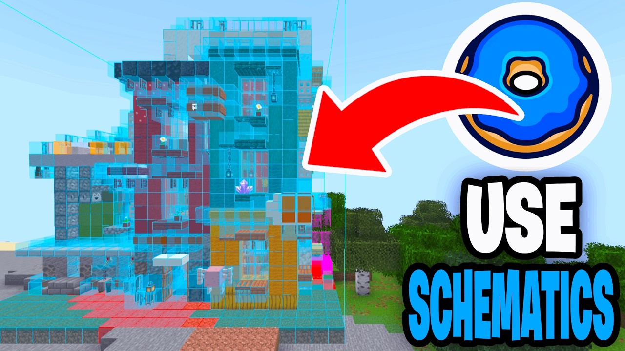 Как использовать схемы в Minecraft Donut SMP! - Туториал
