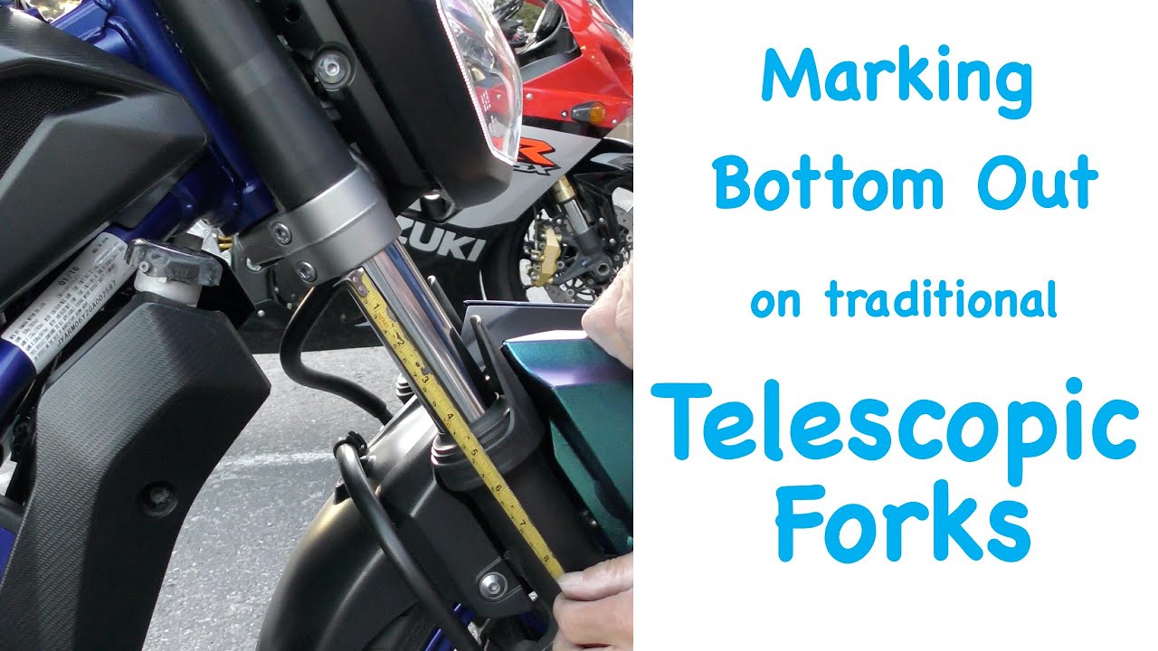 Marking Bottom Out on Telescopic Motorcycle Forks