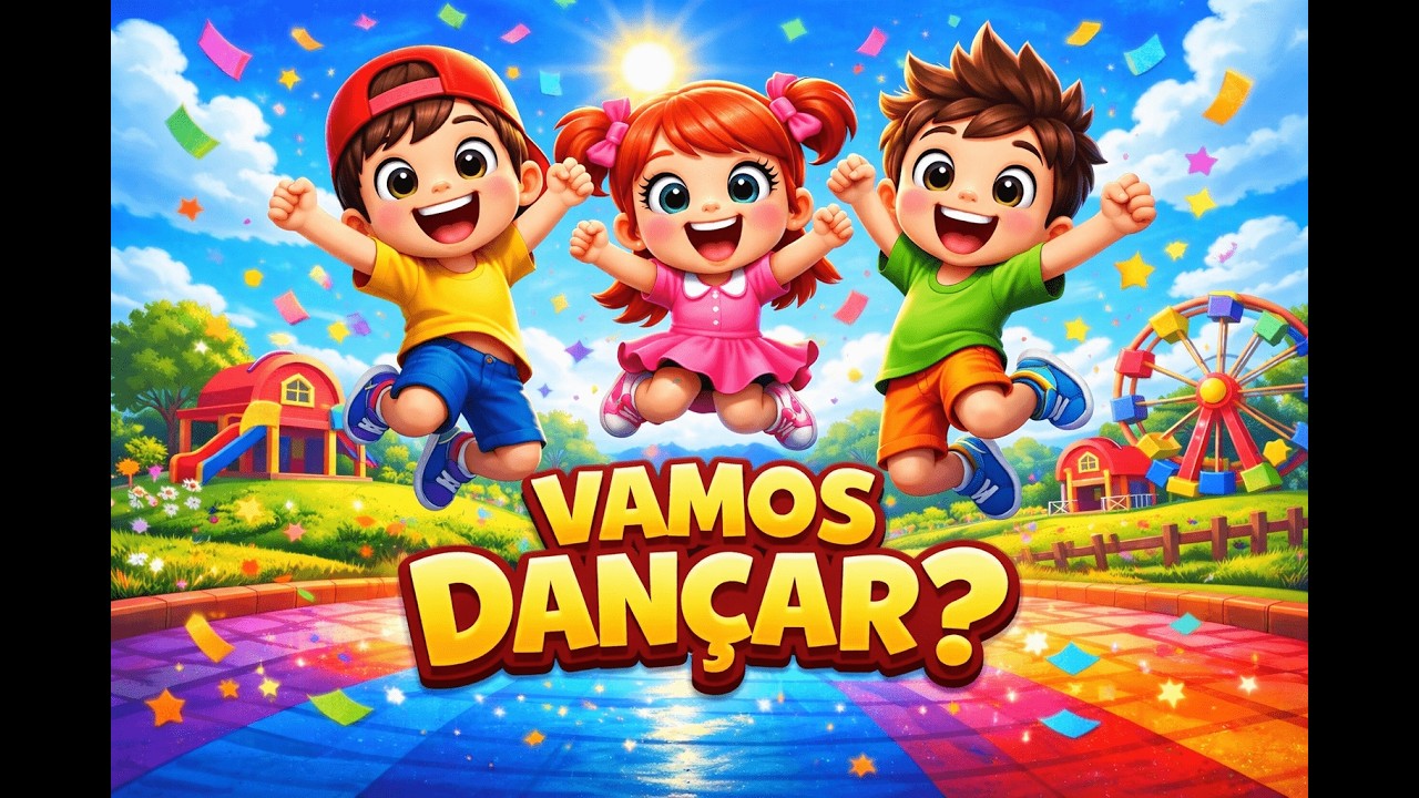 música infantil, dança infantil, animação 3D, para crianças