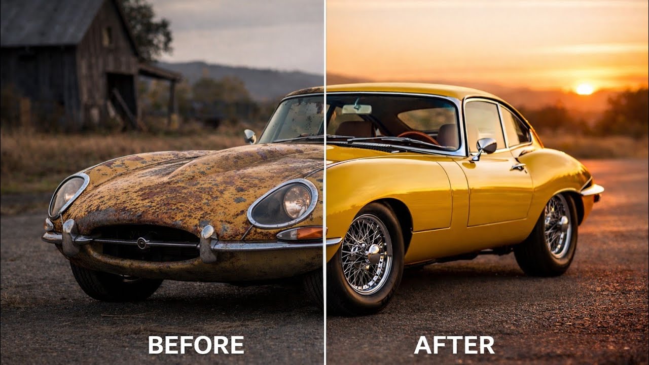 Abandoned Jaguar E-Type Ko Zinda Kar Diya | 1969 Classic Car Full Restoration Documentary