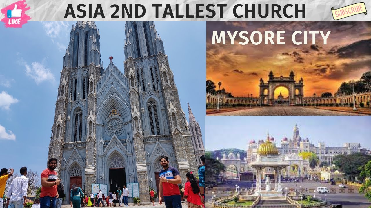 Mysore City Tour : St Philomena Church | यह है Asia की दूसरी सबसे Tallest Church | Travel Univer