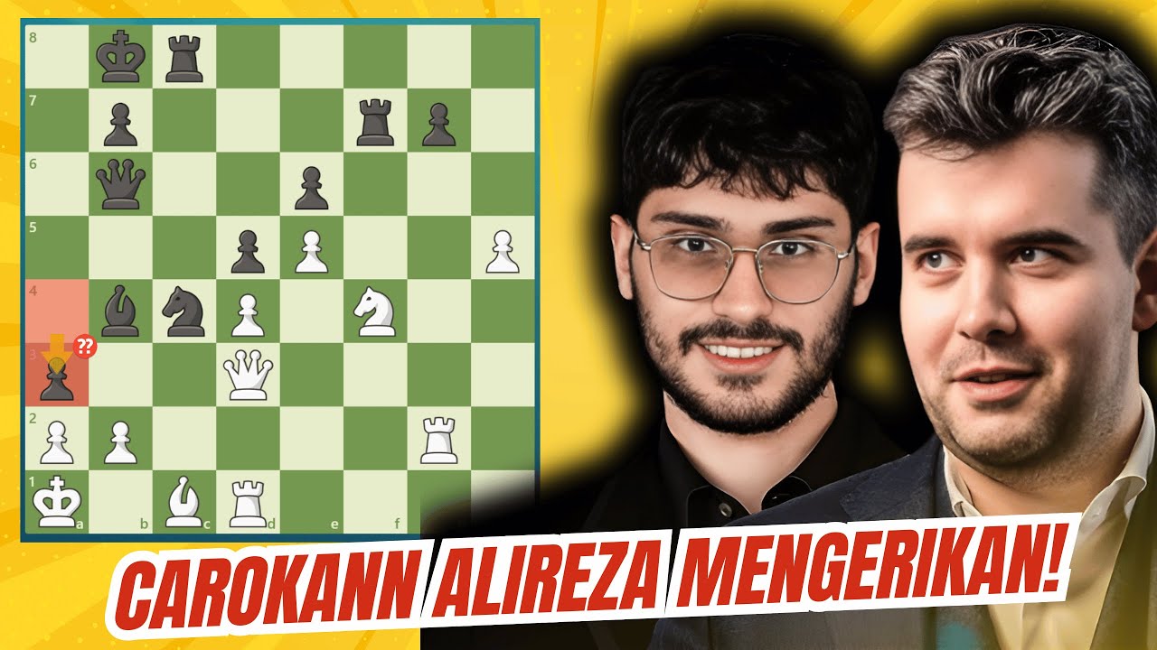IAN NEPOMNIACHTCHI VS ALIREZA FIROUZJA || KEJUARAAN Catur CEPAT 2025