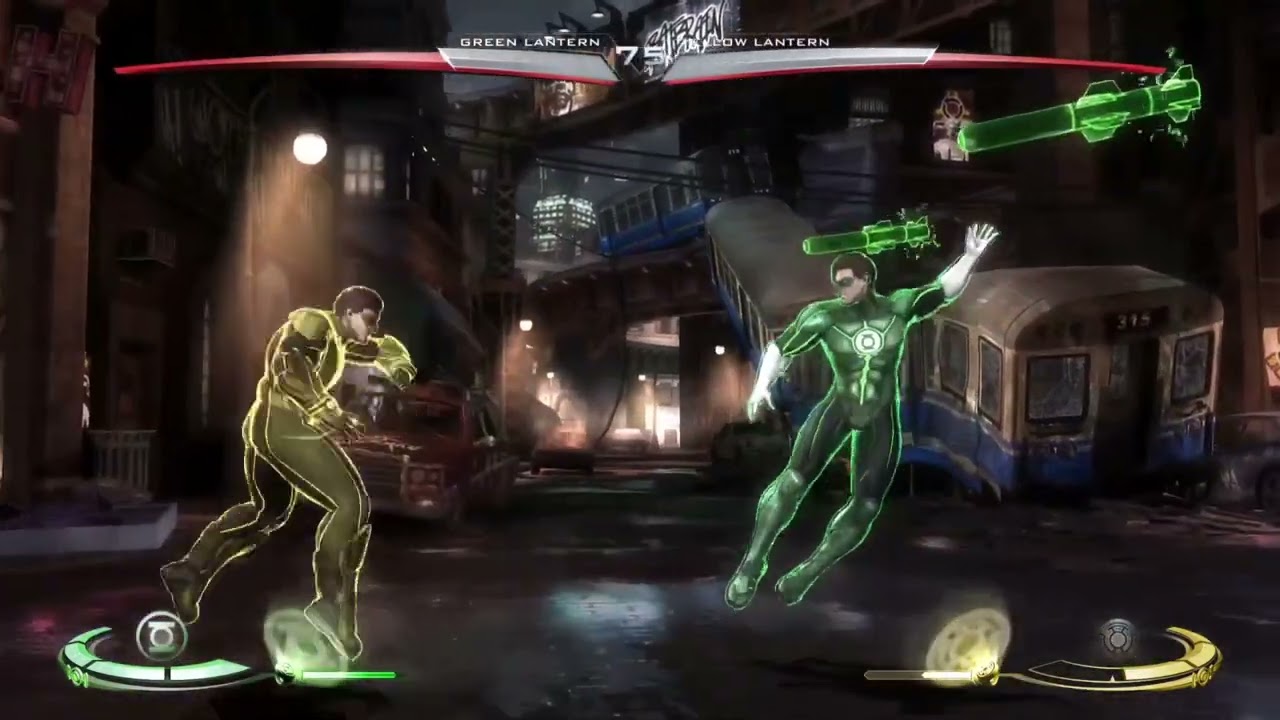INJUSTICE GODS AMONG US ULTIMATE EDITION PS5 (GREEN LANTERN VS YELLOW LANTERN)