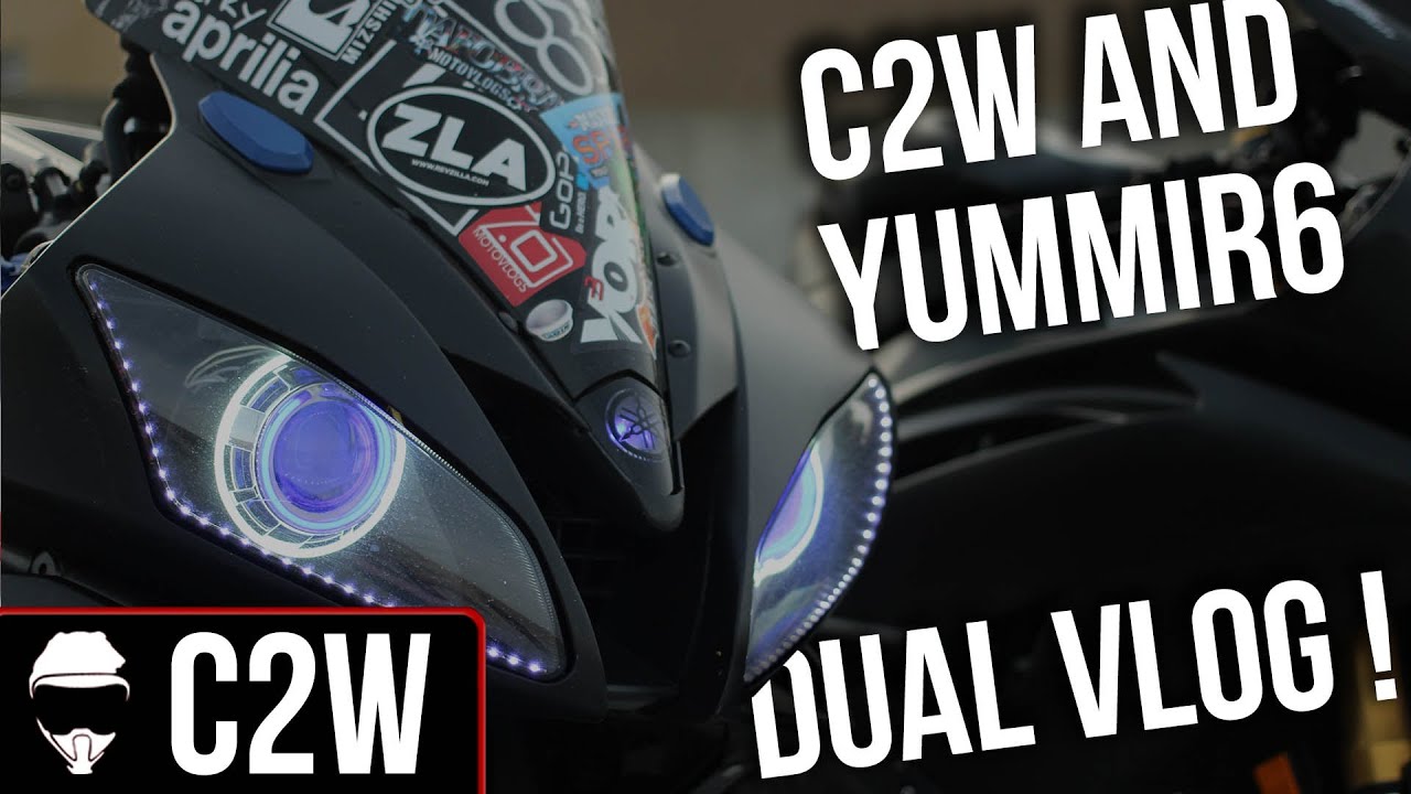 Yamaha R6's take on Atlanta - C2W and YummiR6 Dual Vlog - Part 1