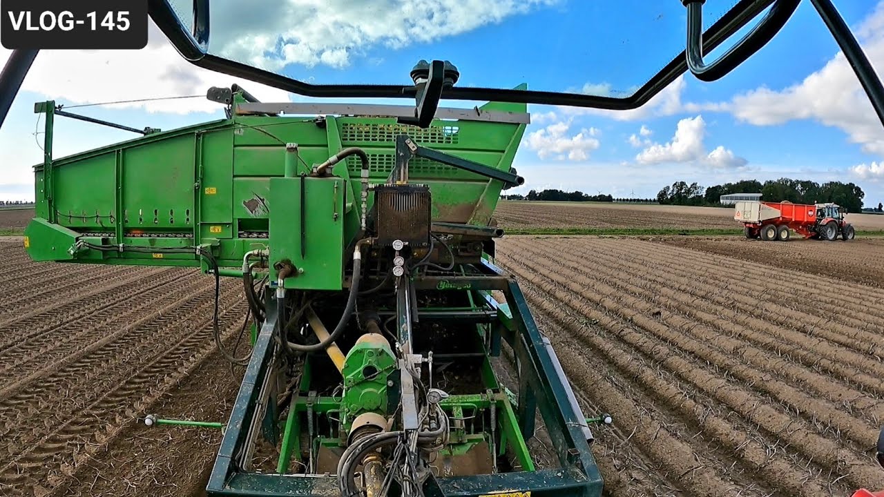FARMVLOG #145 Laatste aardappelen rooien, rode uien laden ??