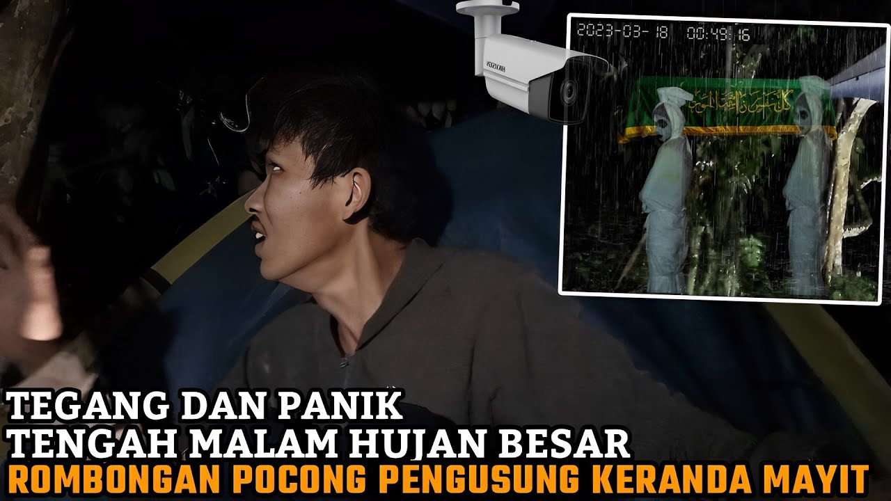 HOROR BANGET SOLO CAMPING: ROMBONGAN POCONG PENGUSUNG KERANDA KETIKA HUJAN DERAS