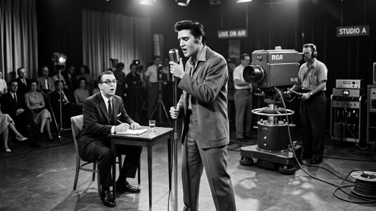 Un critique musical a tendu un piège à Elvis en direct — mais ce qu’il a chanté l’a fait regretter