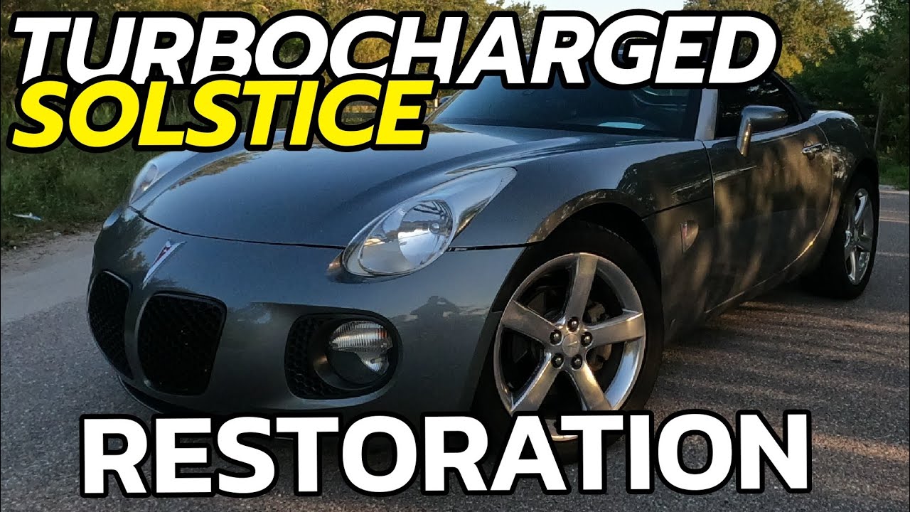 Fix This OLD Pontiac: Headlight Restoration on an Old TURBO Pontiac Solstice