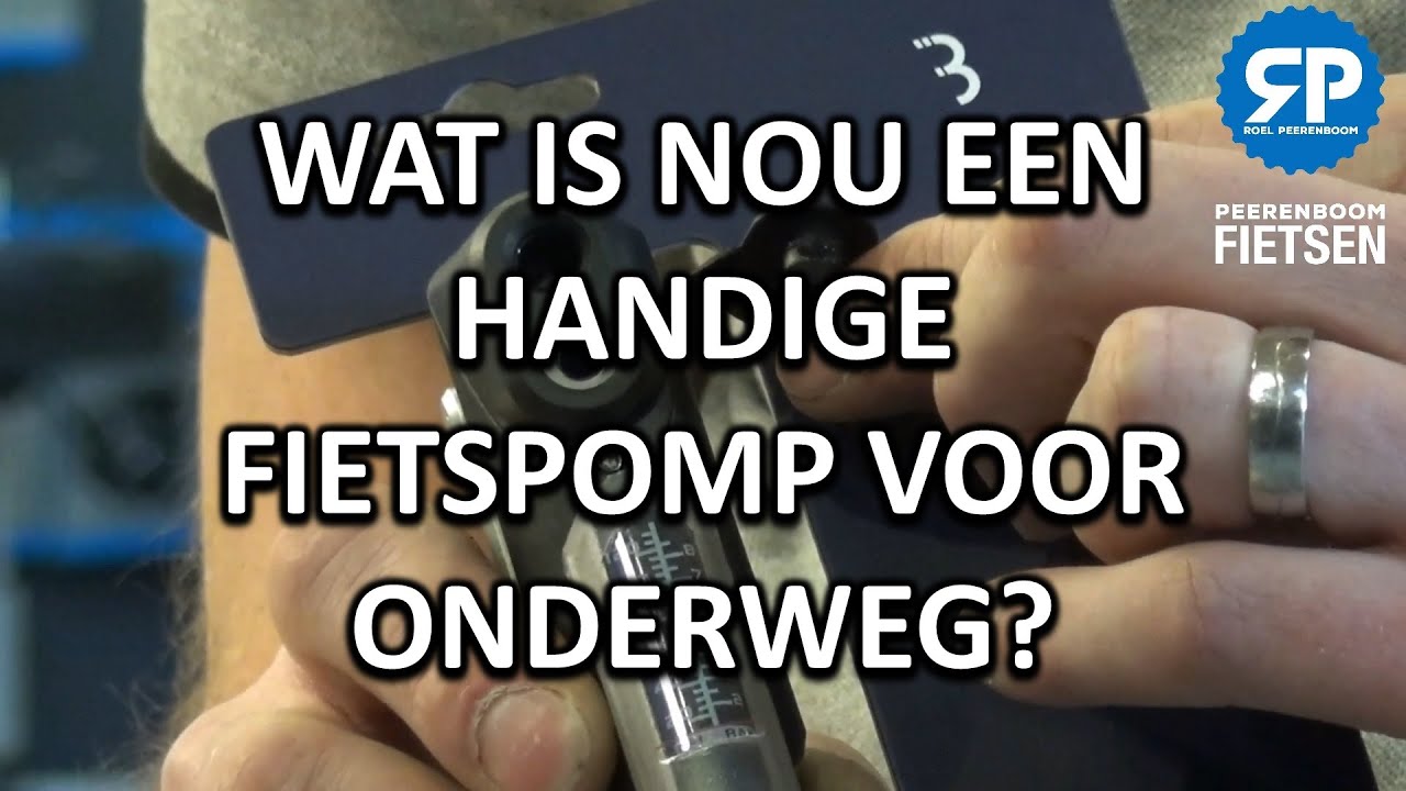 WAT IS NOU EEN HANDIGE FIETSPOMP VOOR ONDERWEG