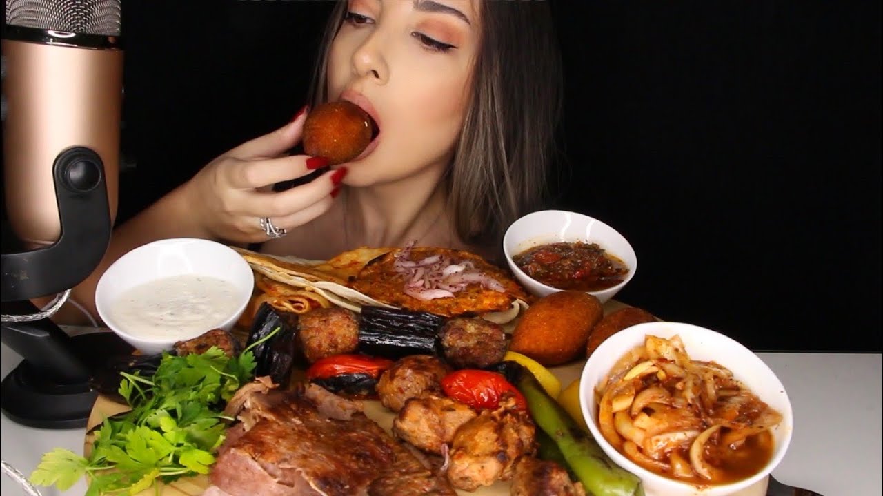 EN POPÜLER TÜRK YEMEKLERİ | Kebap, Lahmacun, İçli Köfte, Kuzu şiş Karışık Izgara TÜRKÇE ASMR MUKBANG