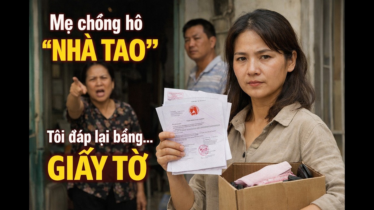 Mẹ chồng hô “nhà tao”, tôi đáp lại bằng… giấy tờ