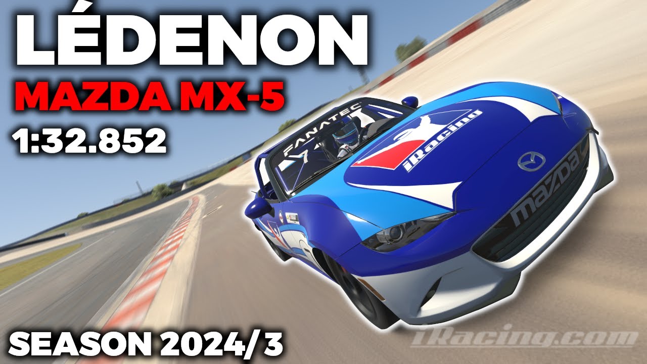 iRacing Guide MX-5 Circuit de Ledenon - Hot Lap + Setup - 