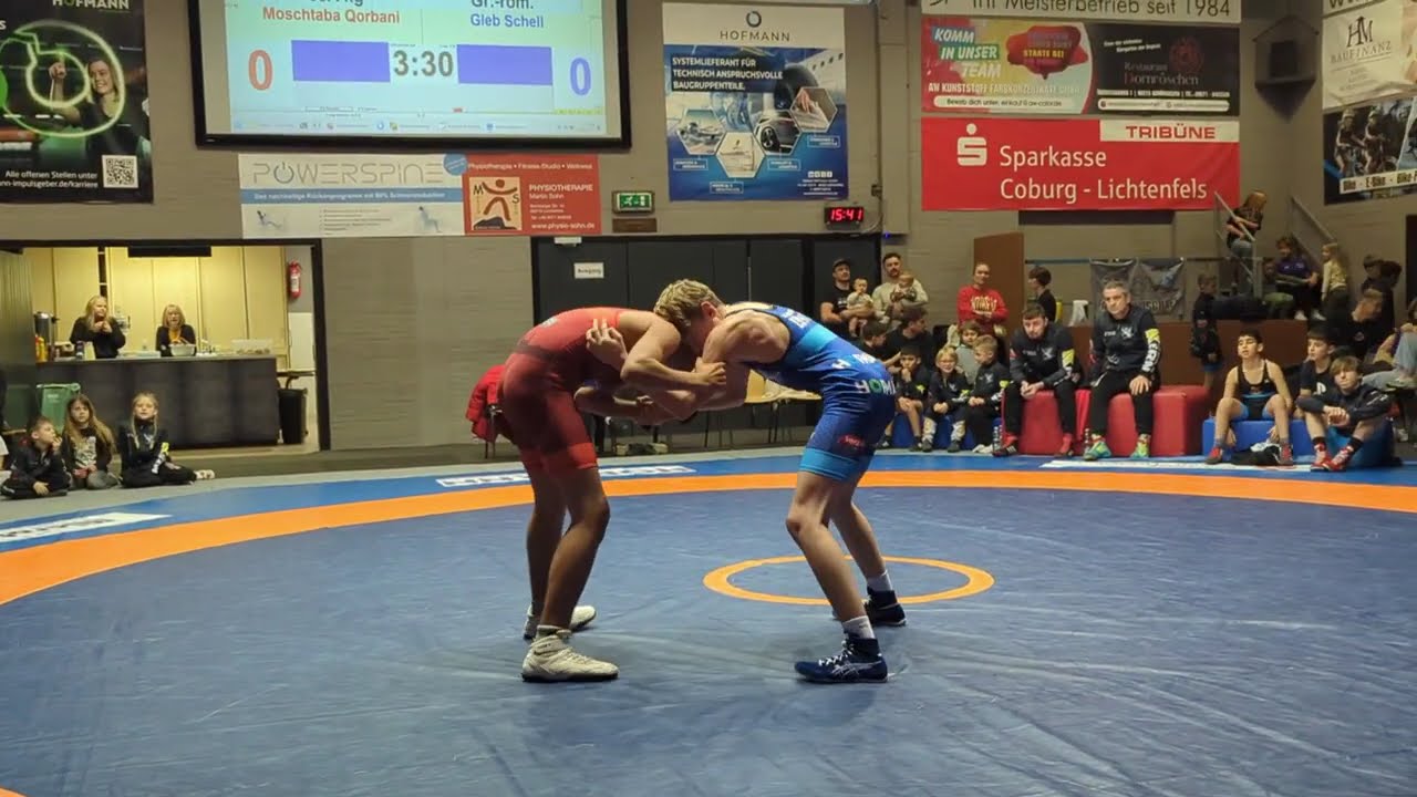 WRESTLING/RINGEN. Jugend Bezirksoberliga Mittelfranken 2025. KSV Bamberg - AC Lichtenfels
