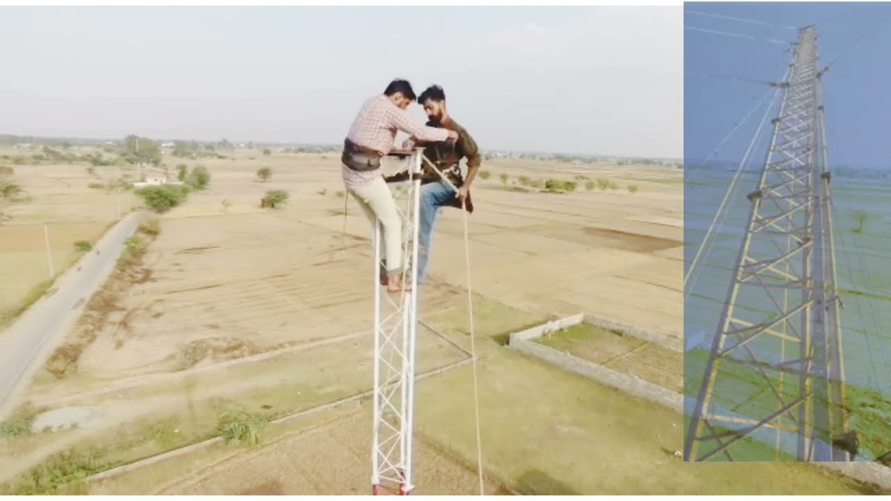 How to install tripod tower