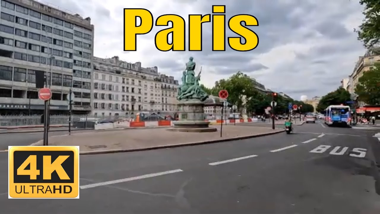 Paris drive 4k - Driving- French region