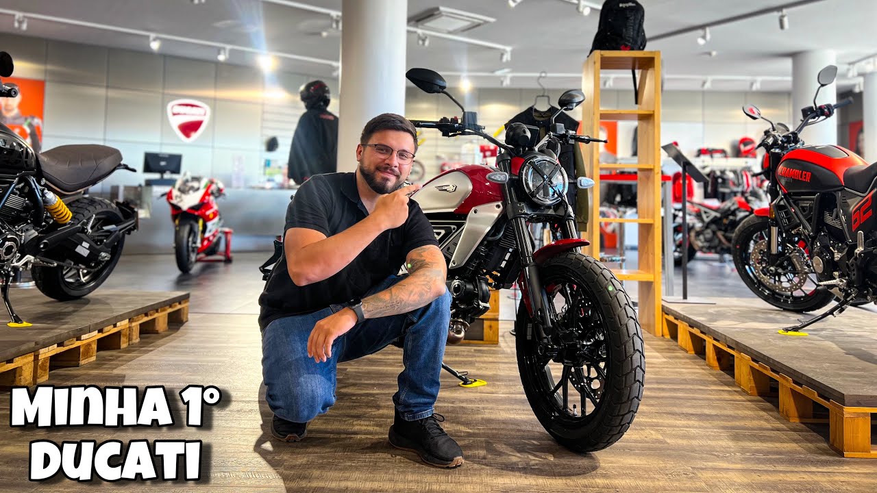 MINHA 1° MOTO 0 KM EM PORTUGAL