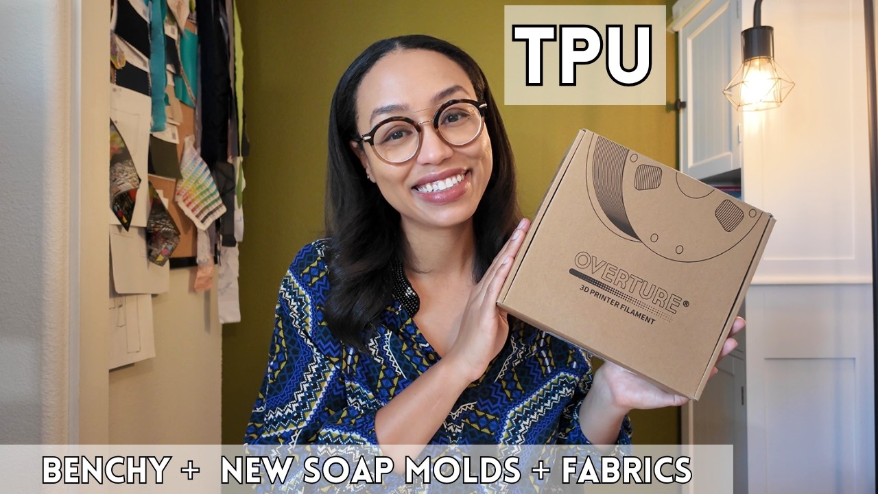Let's Try TPU! Flexible Benchy, Making a Custom Logo Soap Mold, Printing on Different Fabrics