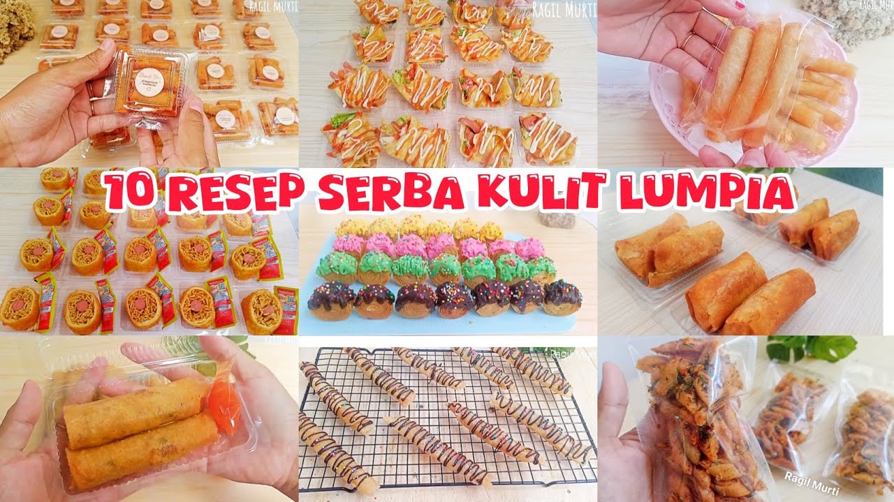 10 RESEP IDE JUALAN DARI KULIT LUMPIA‼️ SERBA SIMPEL DAN ENAK