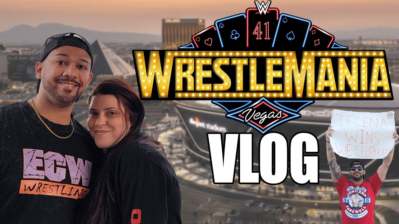 WrestleMania 41 | VLOG of Las Vegas, WWE World, The Superstore, VIP Kick Off Party & More!
