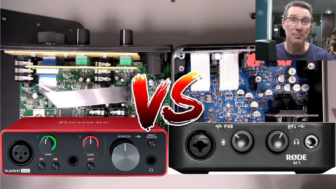 EEVblog 1405 - Focusrite Scarlett Solo vs Rode AI-1 TEARDOWN
