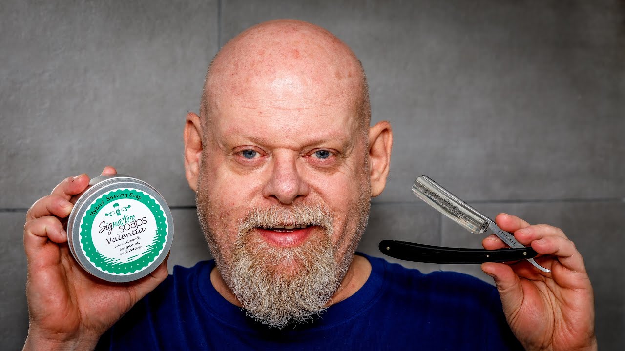Mr G Straight Shave No40 TR Cadman 5/8 Bengal Razor & Signature Soaps Valentia
