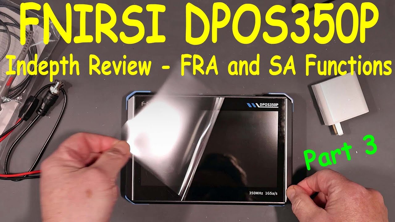 Uni-Byte 0283 - In depth look at the FNIRSI DPOS350P Tablet Oscilloscope: Part 3 of 3
