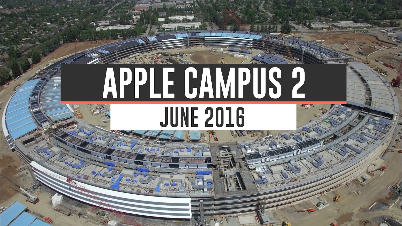 APPLE CAMPUS 2: June 2016 Construction Update 4K