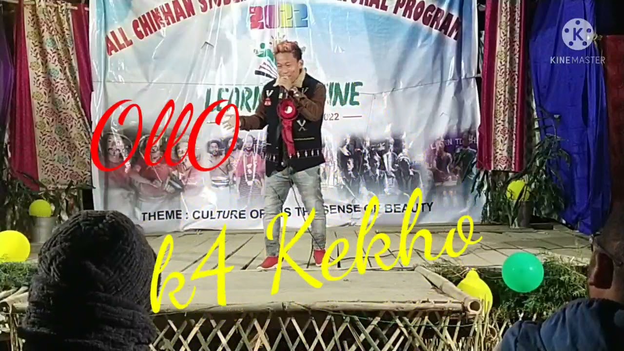 Popular Rapper K4 Kekho performance OllO song ,L/chinhan students union cultural 03/01/22