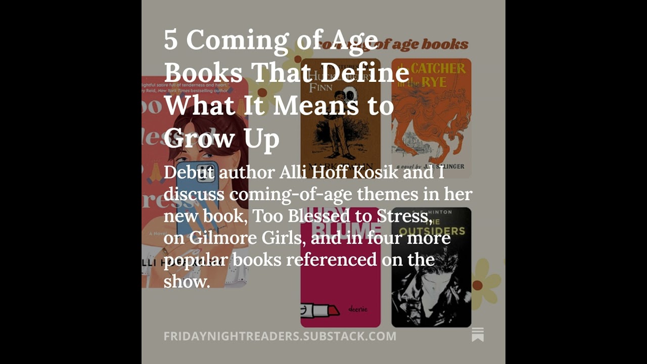 5 Coming of Age Books That Define What It Means to Grow Up