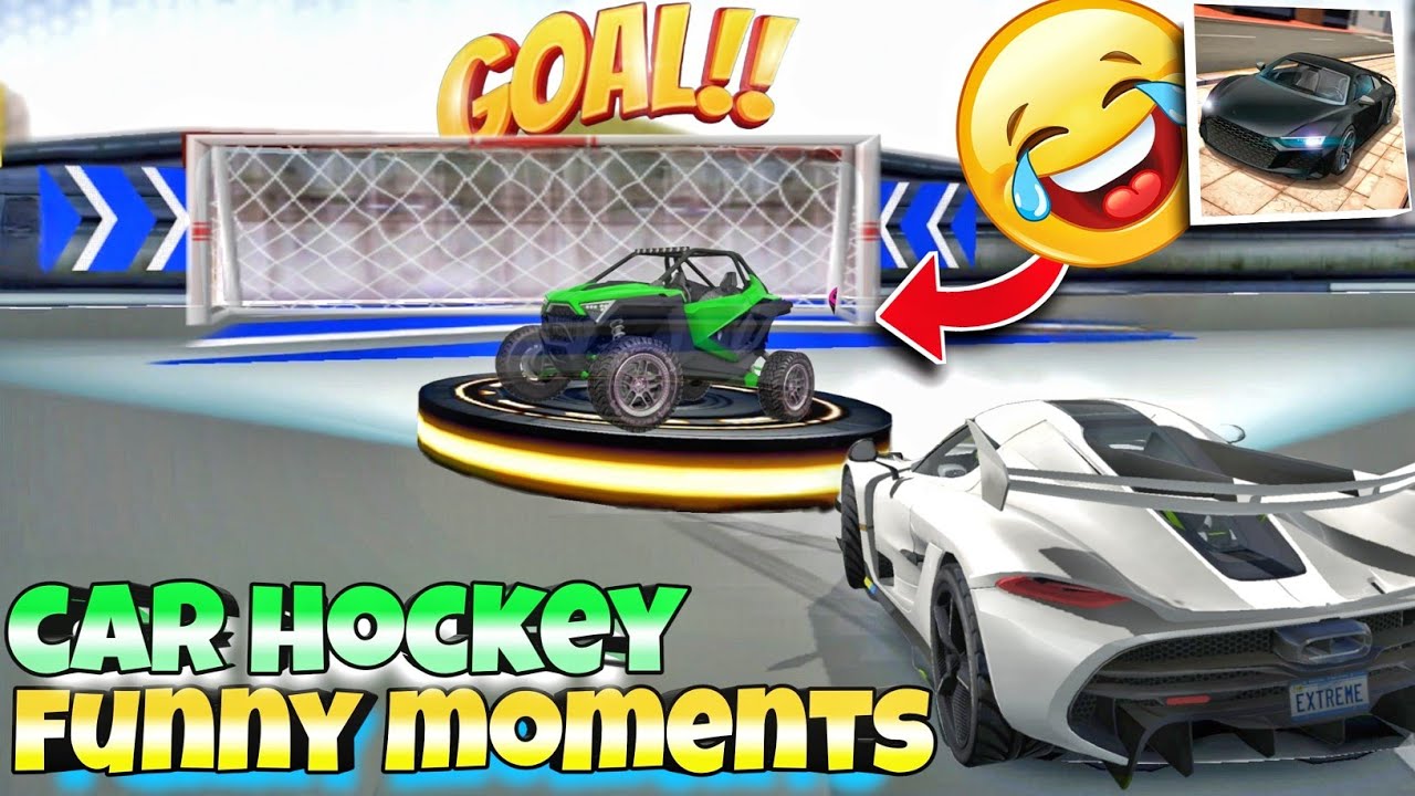 Car hockey funny moments😂||Extreme car driving simulator multiplayer🔥||