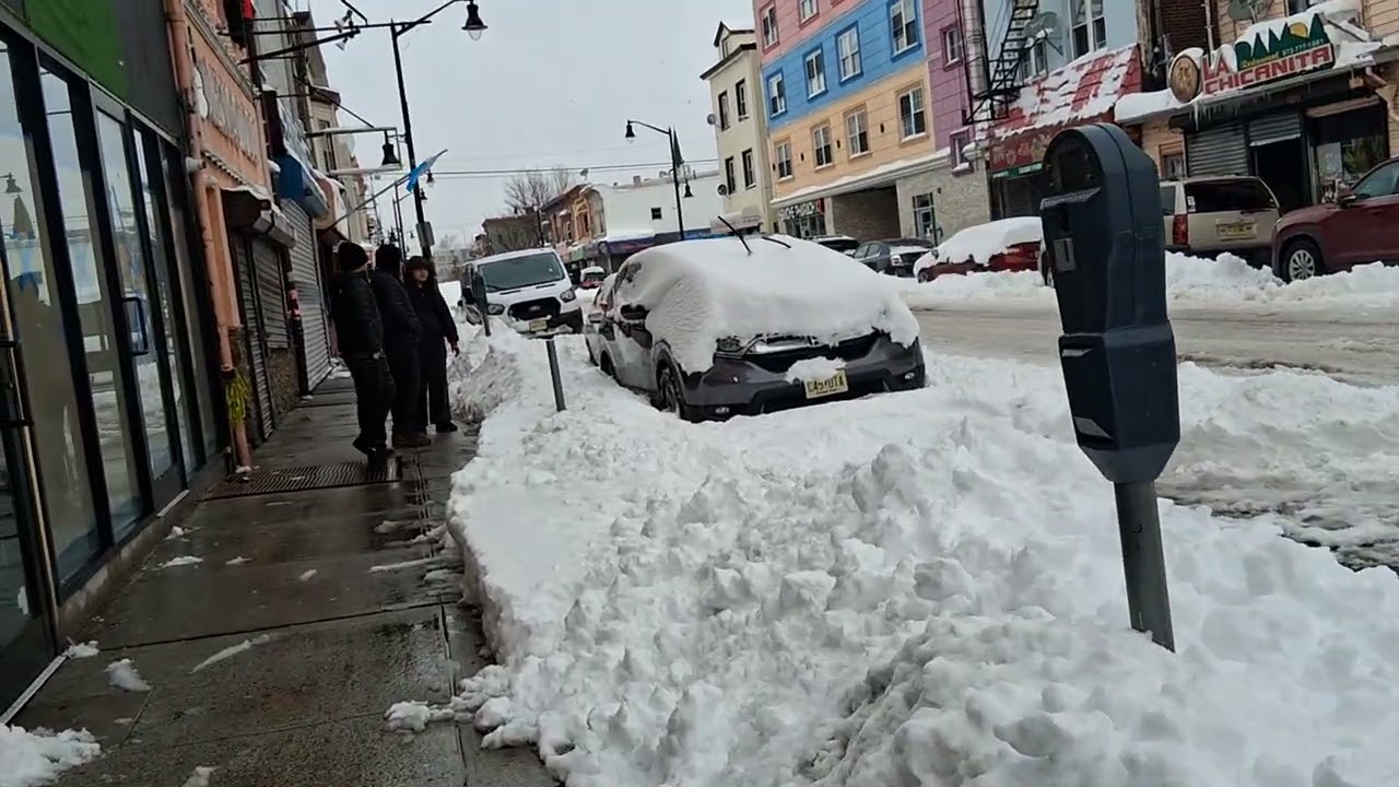 En Passaic NJ después de la tormente.