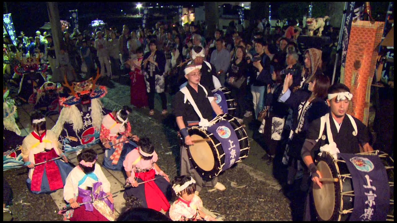 小鎚神社宵宮上亰鹿子踊