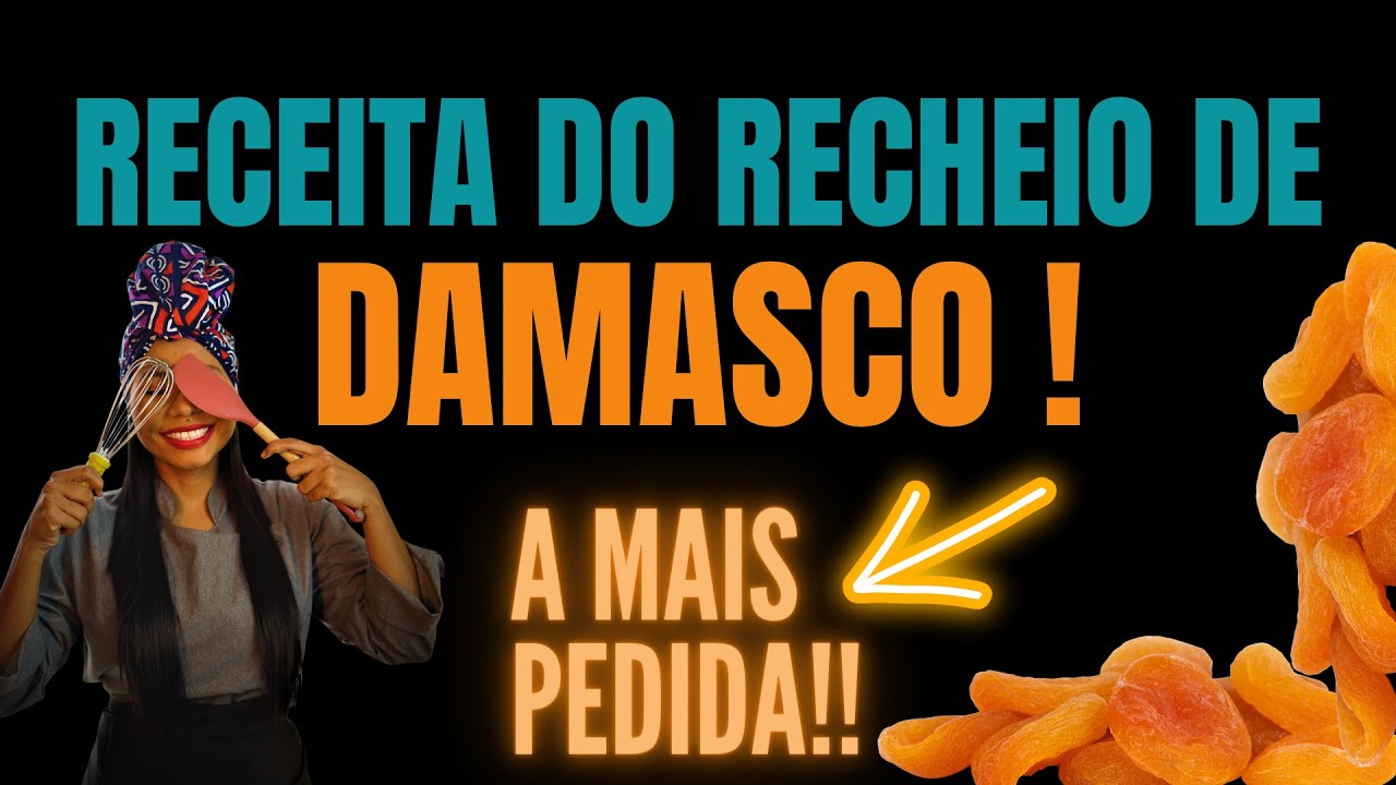 Recheio de damasco PERFEITO!