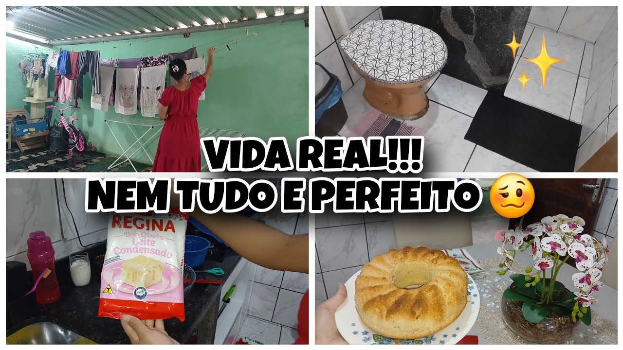 MUITAS ROUPAS PRA LAVAR/MANUTENÇÃO NO BANHEIRO/BOLINHO PARA O CAFÉ DA TARDE☕️