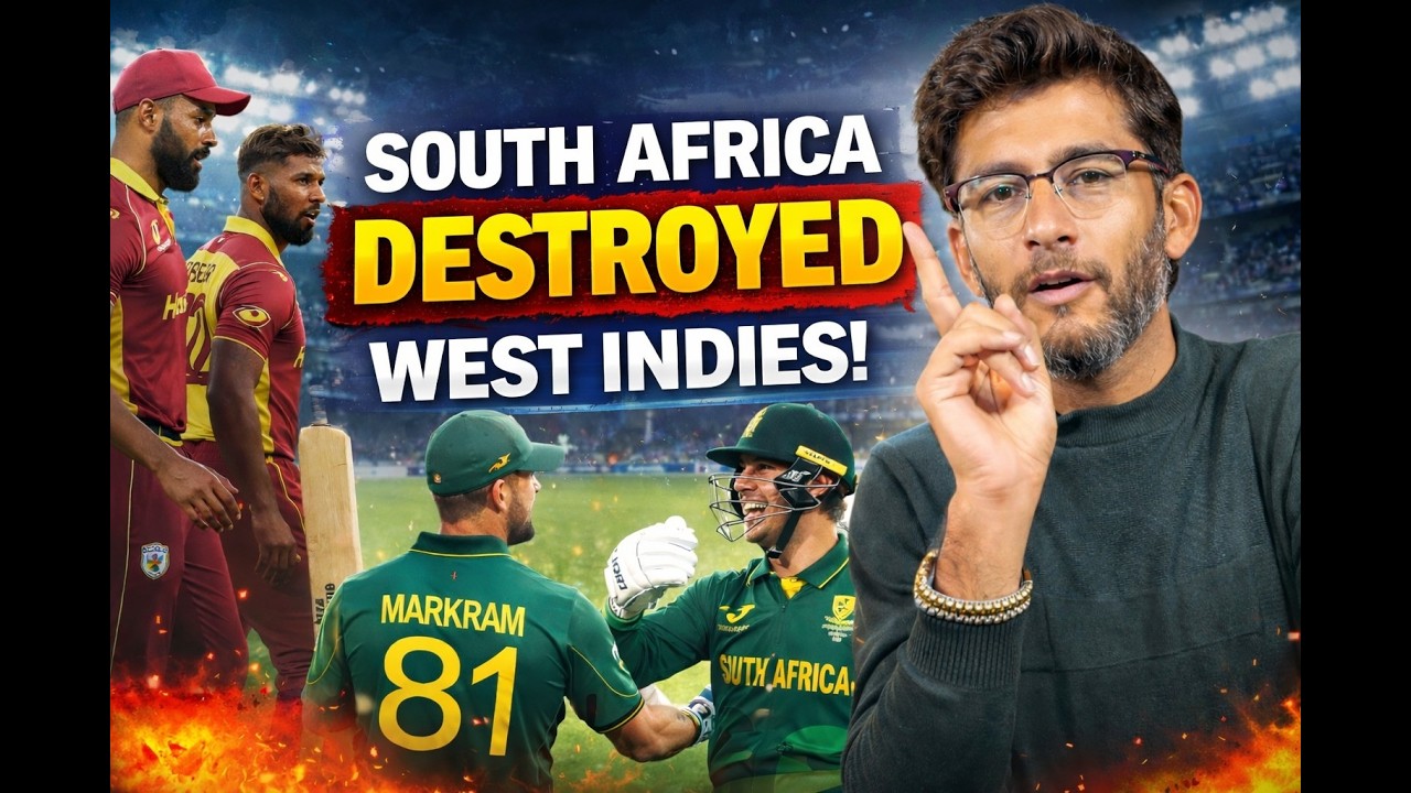 South Africa HUMILIATED West Indies | Total Domination Shocked Everyone!
