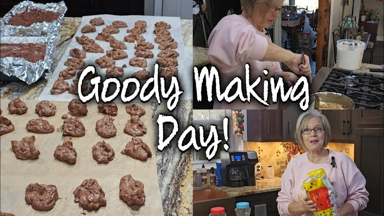 Baking Day 1 ~ Crock Pot Candy, Fudge,  Spicy Pretzels & Much More