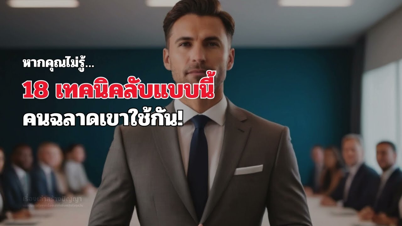 18 เทคนิคที่คนฉลาดใช้เพื่อสร้างความได้เปรียบโดยไม่เปิดเผยตัวเอง | เทคนิคสร้างความได้เปรียบ | EP.37