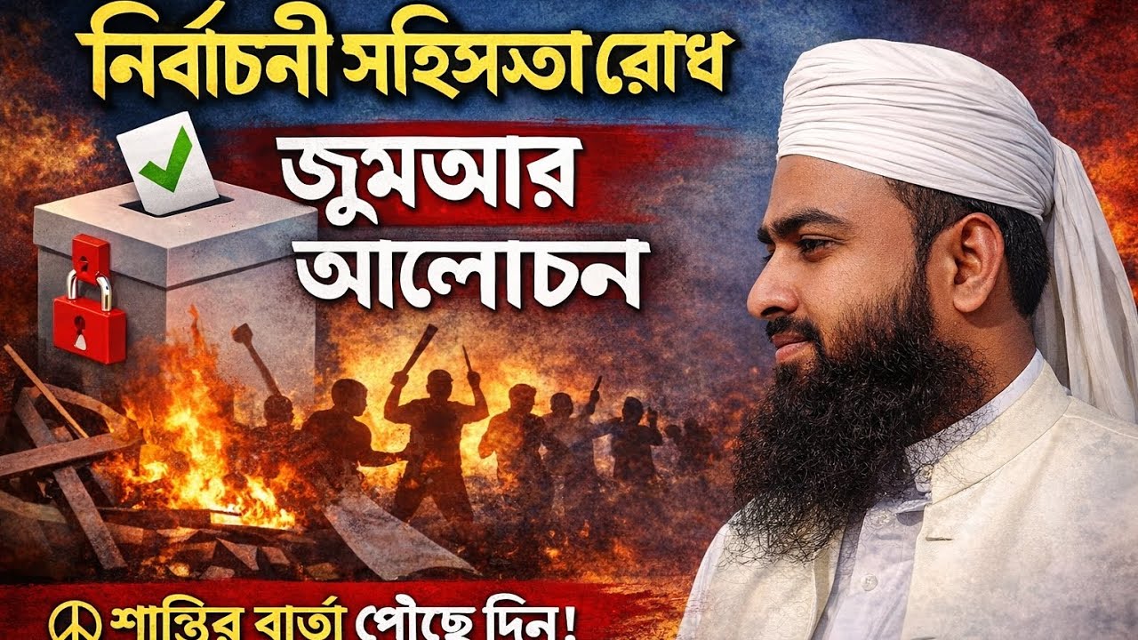 নির্বাচনী সহিংসতা রোধে জুমআর আলোচনা