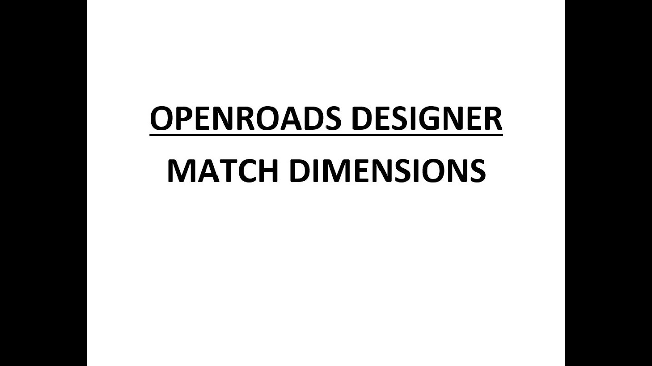 ORD - MicroStation - 14.5 - Соответствие размеров