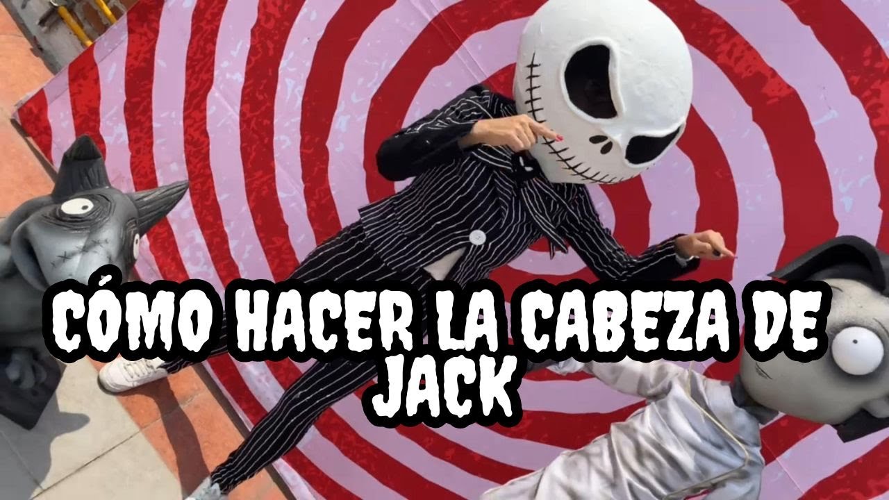 Cómo hacer la cabeza de Jack Skellington | Jessy Bunka Crafts