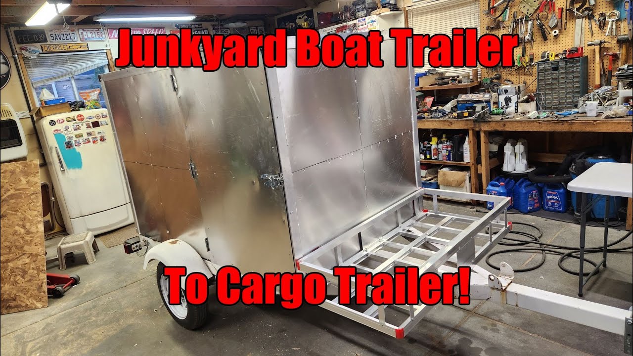 CHEAP Boat Trailer Transformation Into A Drag N Drive Trailer, Part 2.