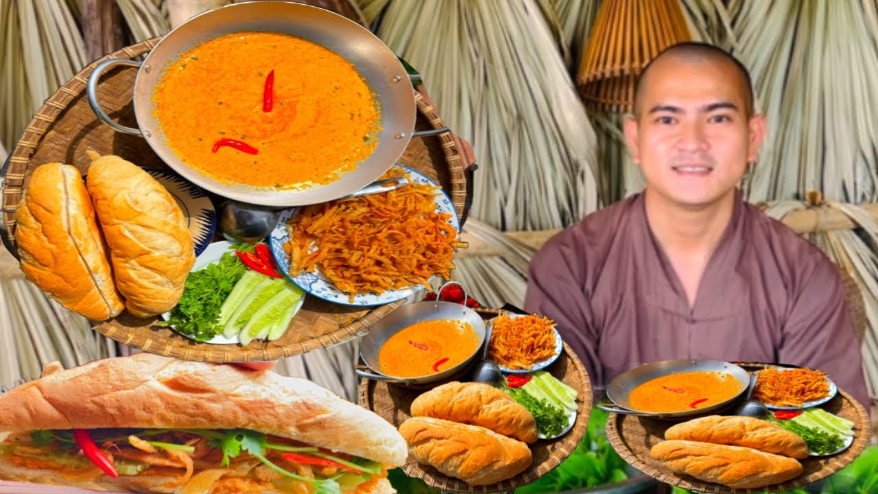 Cách Làm Nước Sốt Chan Bánh Mì Cực Ngon Đơn Giản,Ăn Cùng Mì Cũng Rất Ngon |Bếp Chay Thầy Lâm