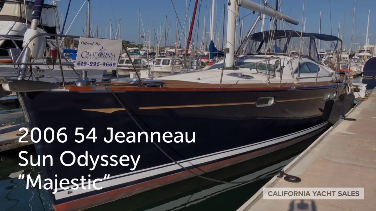 2006 54 Jeanneau Sun Odyssey Walkthrough | California Yacht Sales