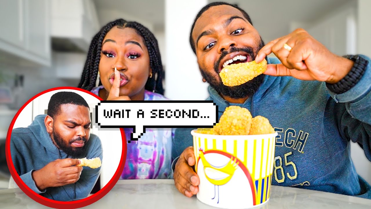 ICE CREAM FRIED CHICKEN PRANK ON HUSBAND!